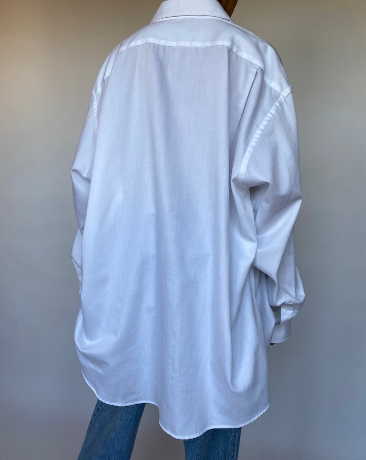 VINTAGE OVERSIZED WHITE SHIRT 548-2