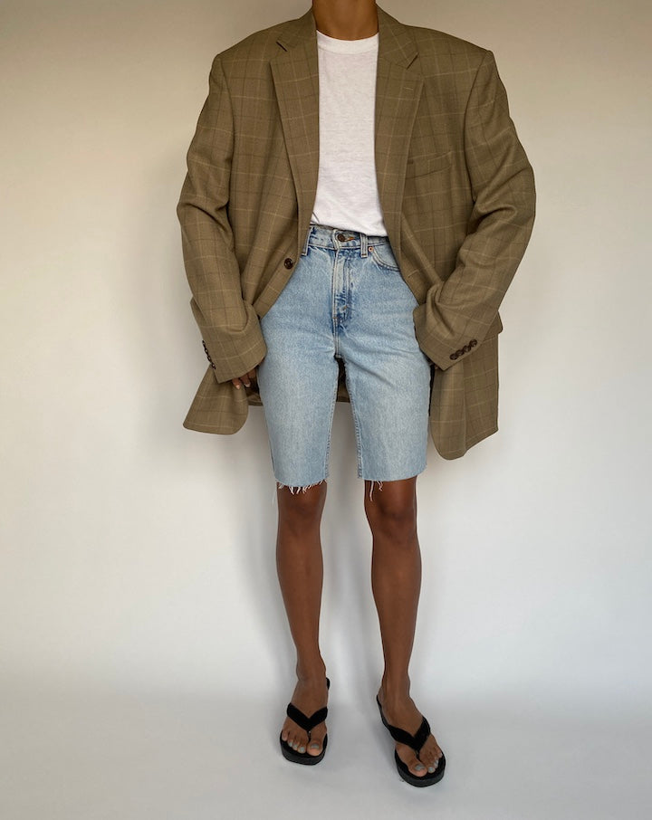 VINTAGE OVERSIZED WOOL BLAZER 1369-2
