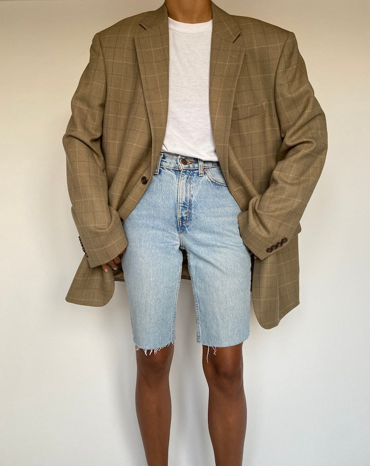 VINTAGE OVERSIZED WOOL BLAZER 1369-3