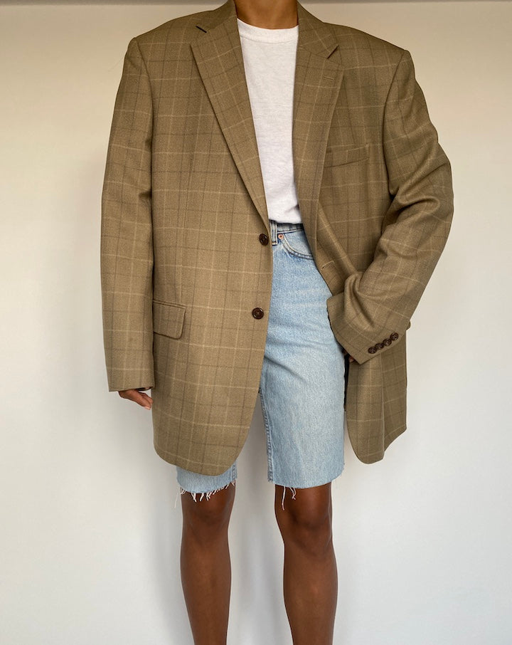 VINTAGE OVERSIZED WOOL BLAZER 1369-4