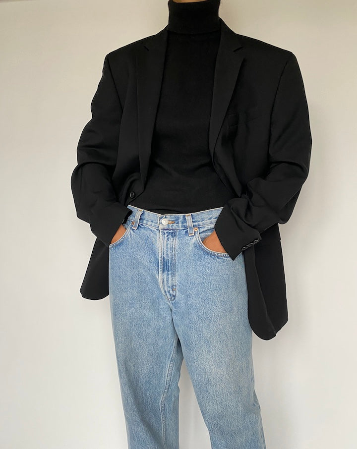 VINTAGE OVERSIZED WOOL BLAZER 1456-2