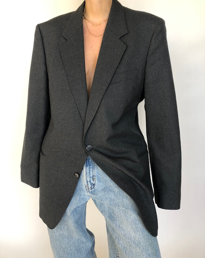 VINTAGE OVERSIZED WOOL BLAZER 331-2