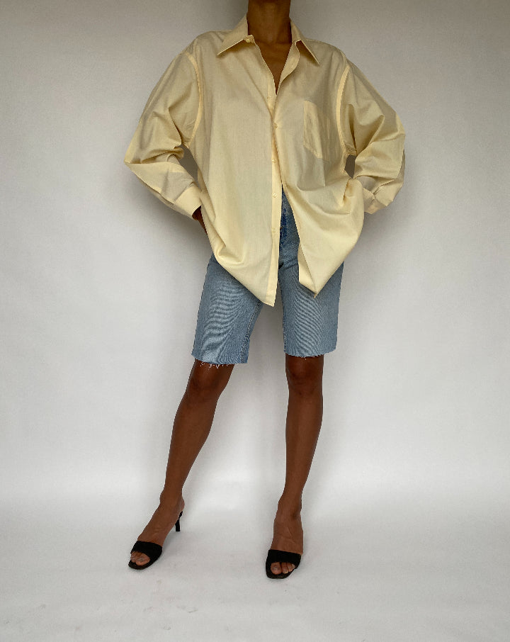 VINTAGE OVERSIZED YELLOW SHIRT 776