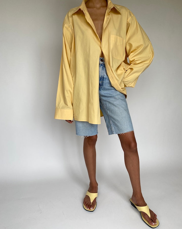 VINTAGE OVERSIZED YELLOW SHIRT 846-3