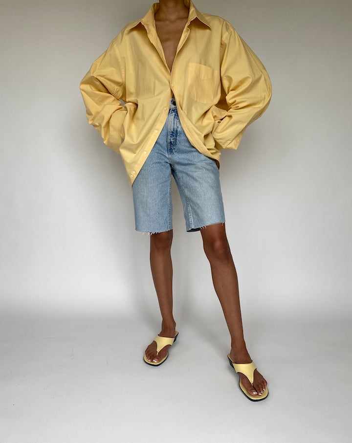 VINTAGE OVERSIZED YELLOW SHIRT 846-4