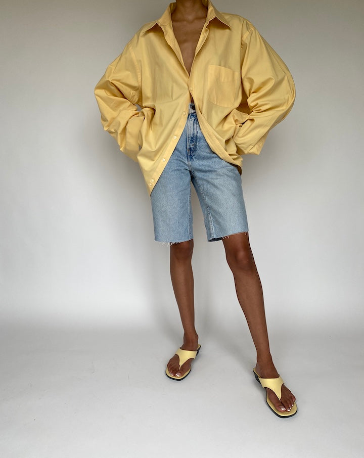 VINTAGE OVERSIZED YELLOW SHIRT 846-5
