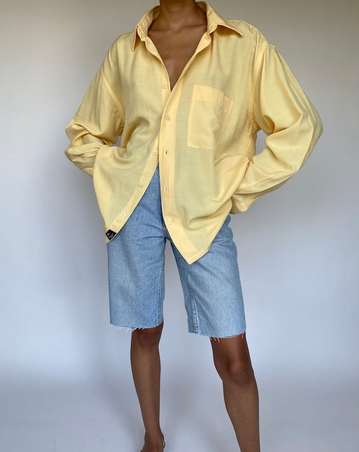 VINTAGE OVERSIZED YELLOW SHIRT 855