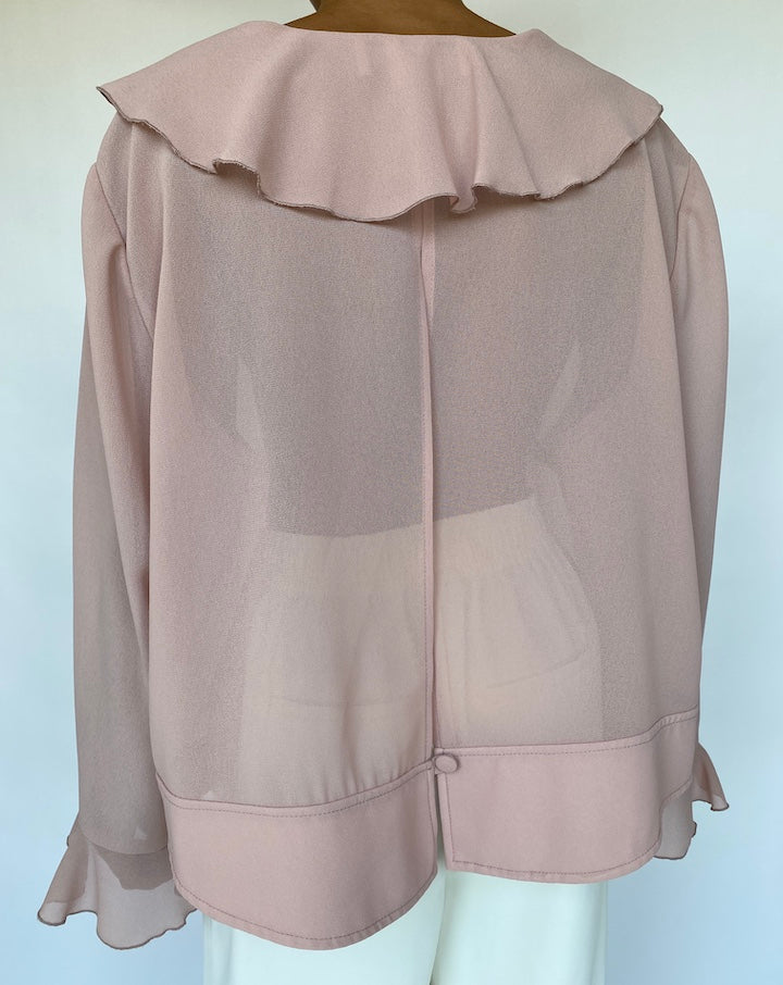 VINTAGE PINK BLOUSE 768-2