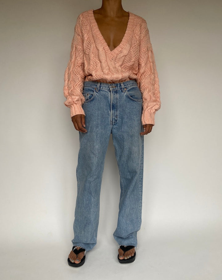 VINTAGE PINK SWEATER 773