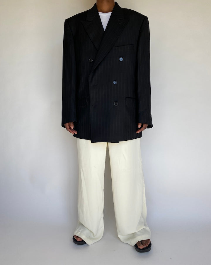 VINTAGE PINSTRIPED BLAZER 1200