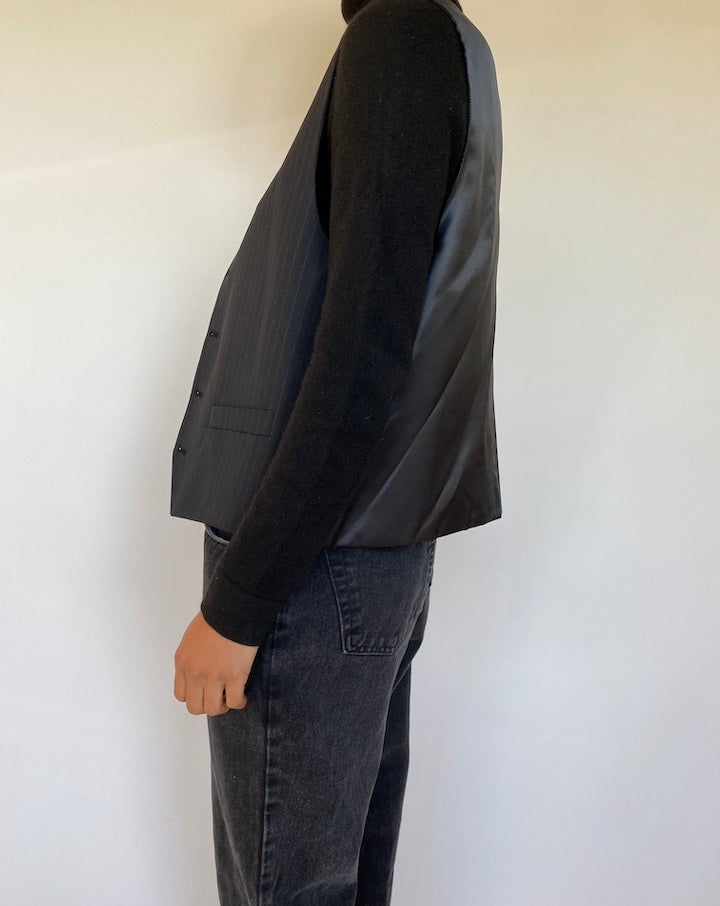 VINTAGE PINSTRIPED VEST 1526-2