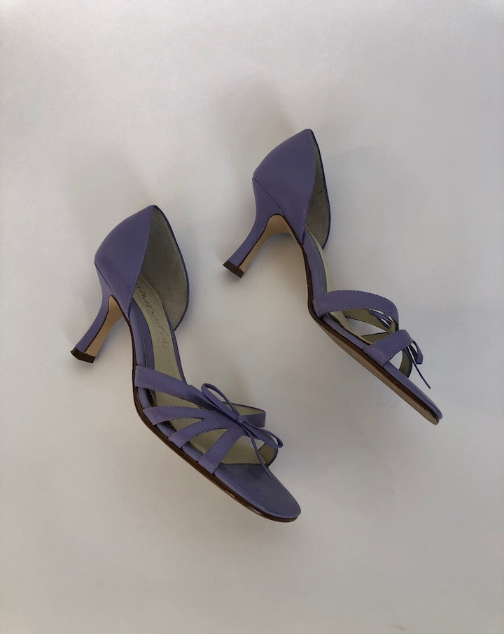 VINTAGE PURPLE SANDAL HEEL 2