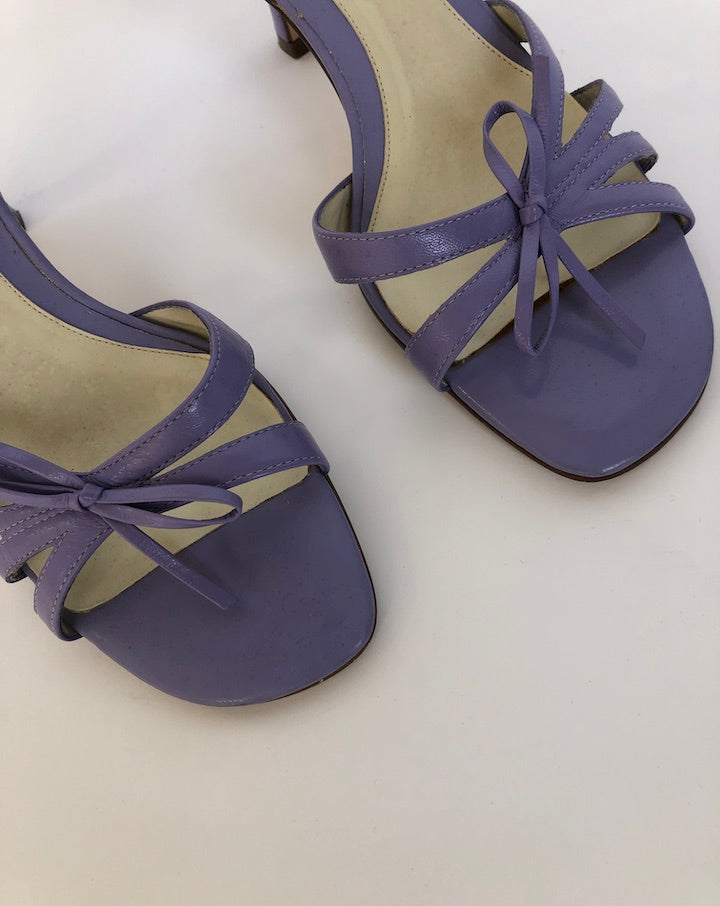 VINTAGE PURPLE SANDAL HEEL 3