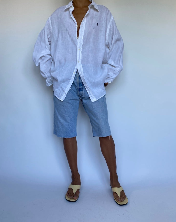VINTAGE RALPH LAUREN LINEN SHIRT 925