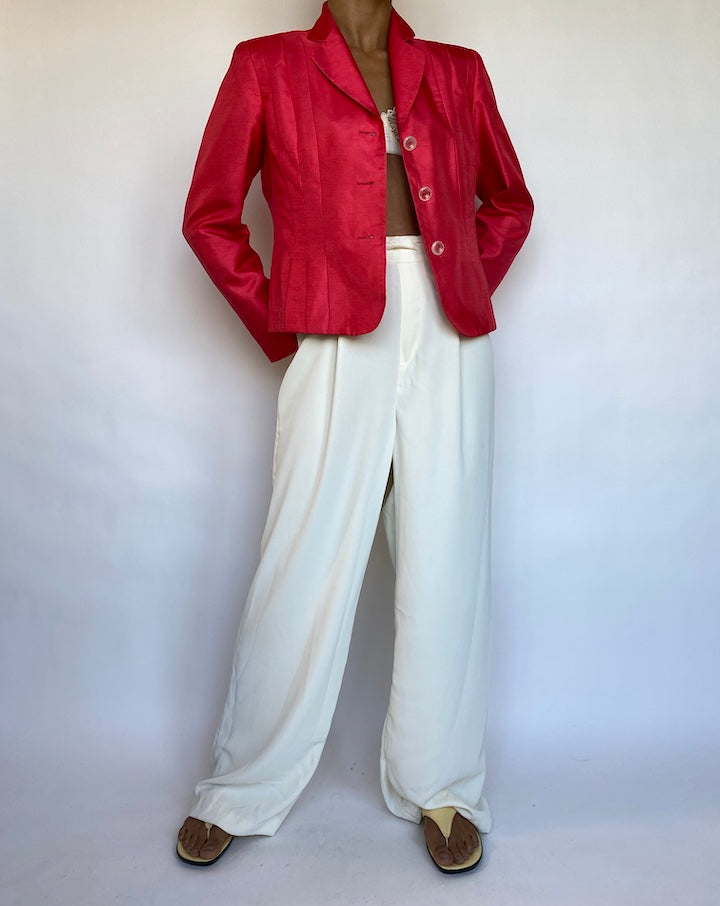 VINTAGE RED JACKET-BLAZER 710