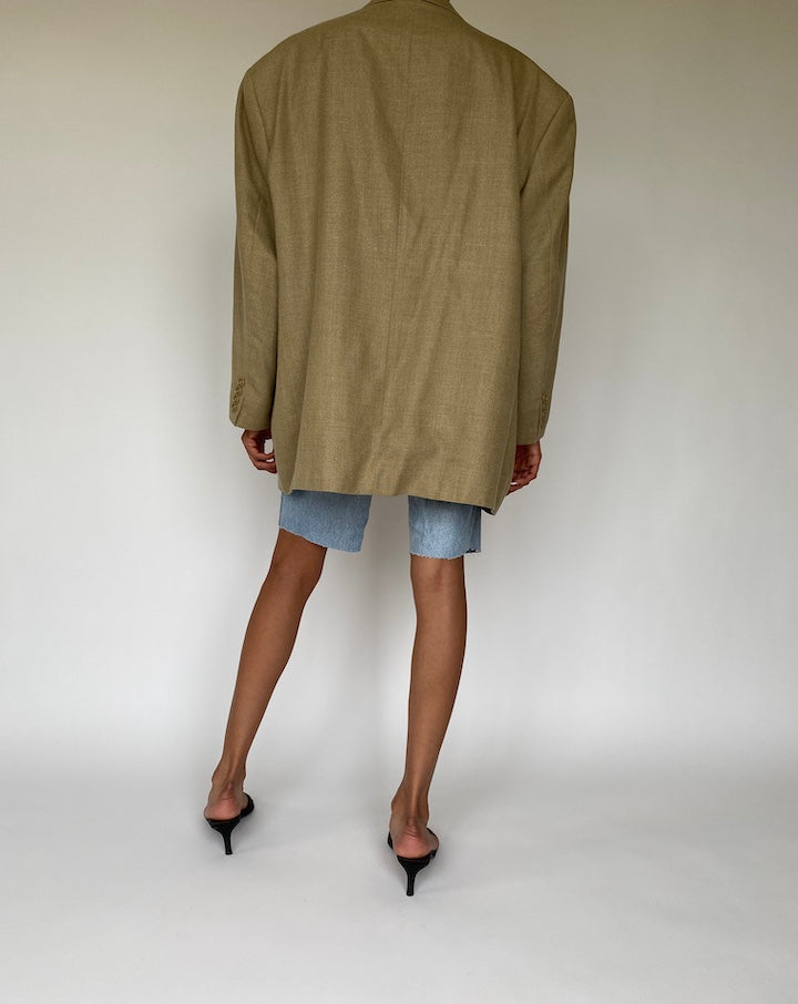 VINTAGE SILK AND WOOL BLAZER 825-2
