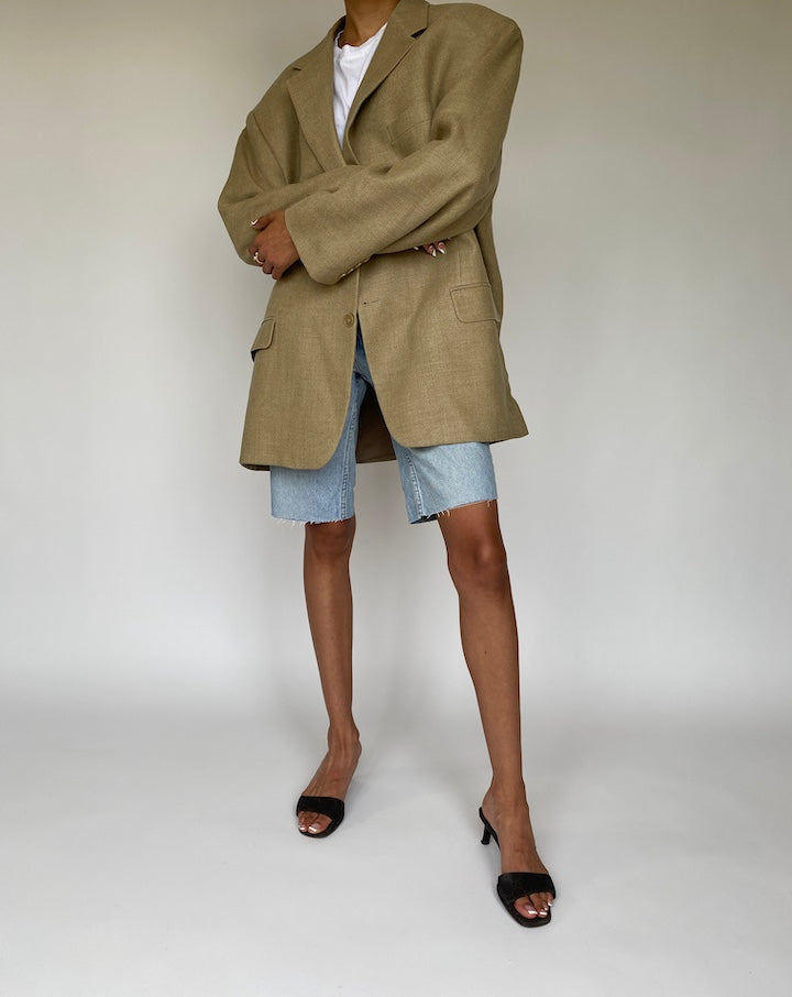 VINTAGE SILK AND WOOL BLAZER 825