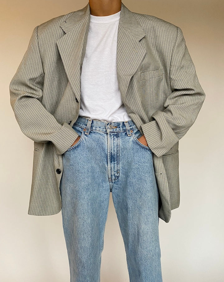 VINTAGE SINGLE BREASTED BLAZER 1320-2