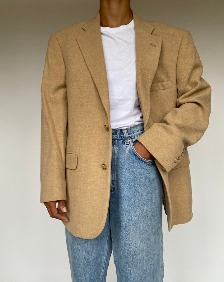VINTAGE SLIGHTLY OVERSIZED WOOL BLAZER 1215-4