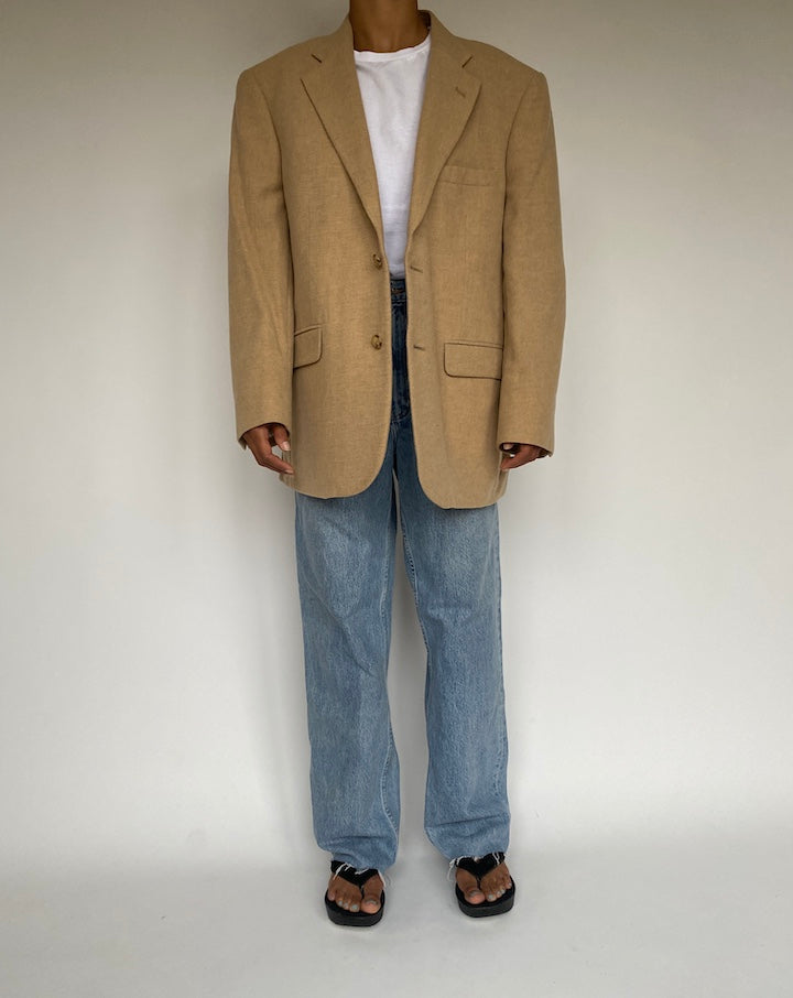 VINTAGE SLIGHTLY OVERSIZED WOOL BLAZER 1215
