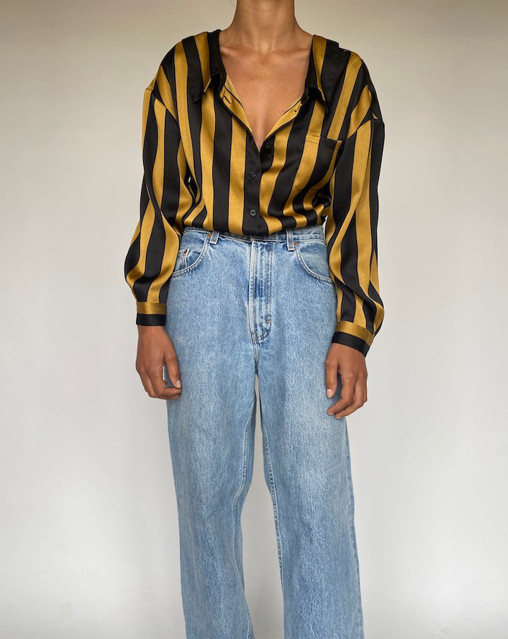 VINTAGE STRIPED BLOUSE BY MALENE BIRGER 1275