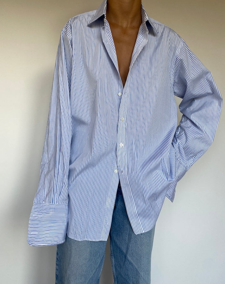 VINTAGE STRIPED COTTON SHIRT 1363-2