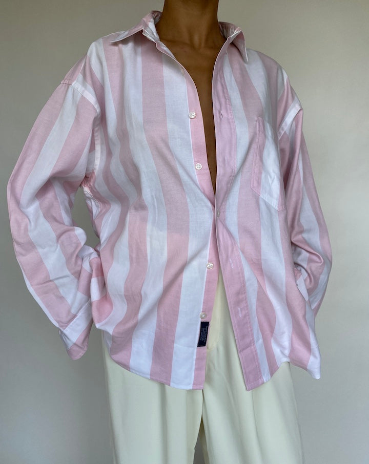 VINTAGE STRIPED COTTON SHIRT 760-3