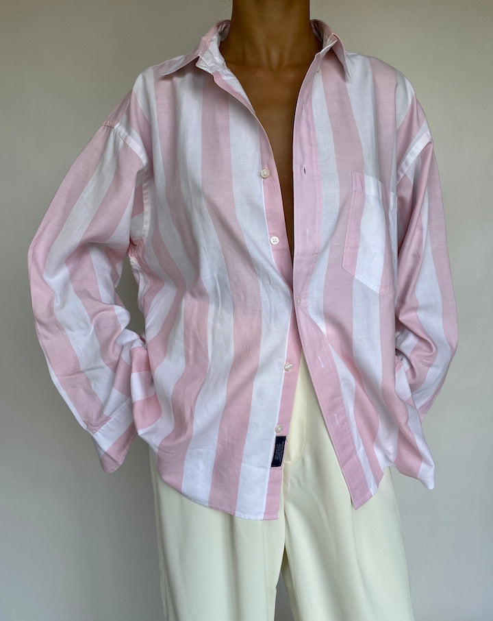 VINTAGE STRIPED COTTON SHIRT 760-5