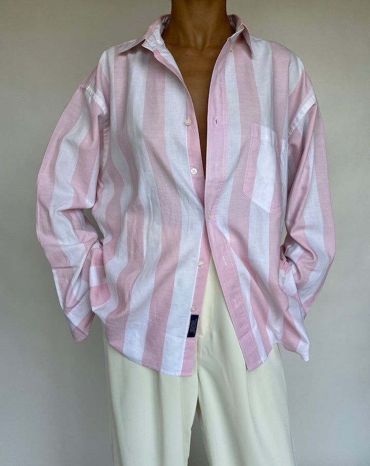 VINTAGE STRIPED COTTON SHIRT 760-6
