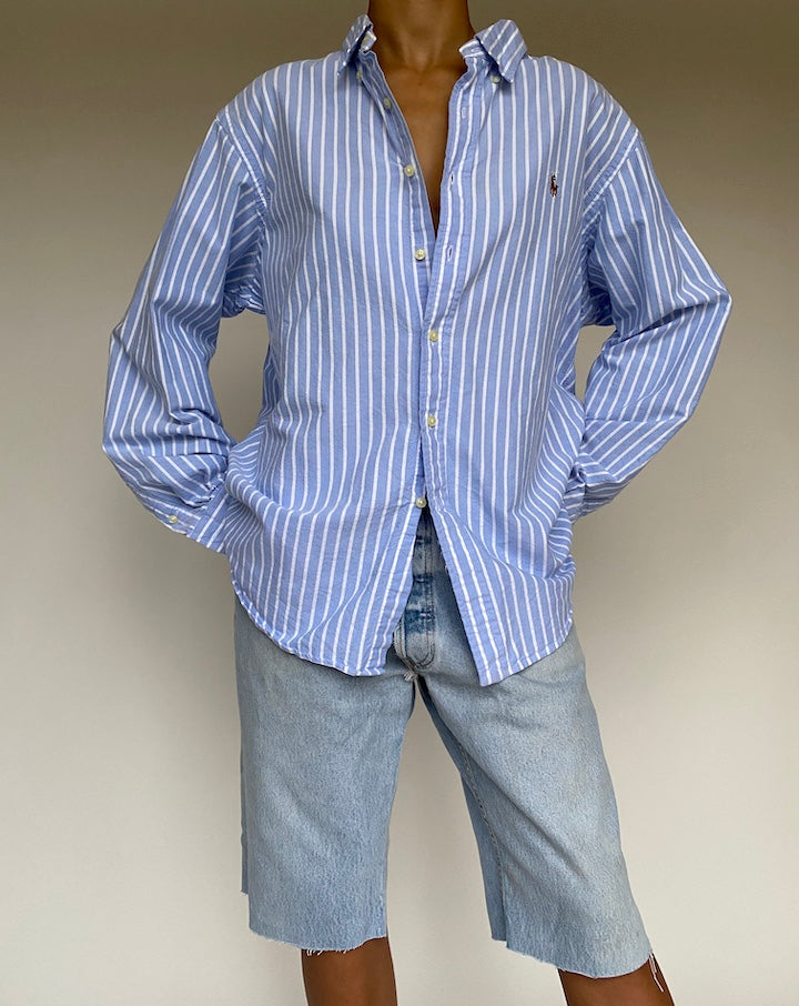 VINTAGE STRIPED RALPH LAUREN SHIRT 1012-6