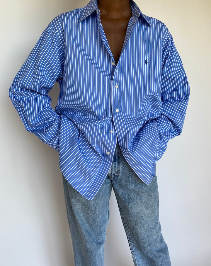 VINTAGE STRIPED RALPH LAUREN SHIRT 1160-4