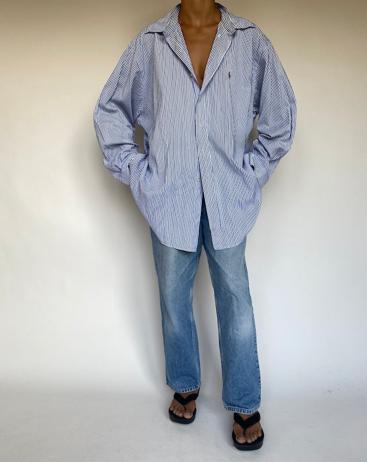 VINTAGE STRIPED RALPH LAUREN SHIRT 1358