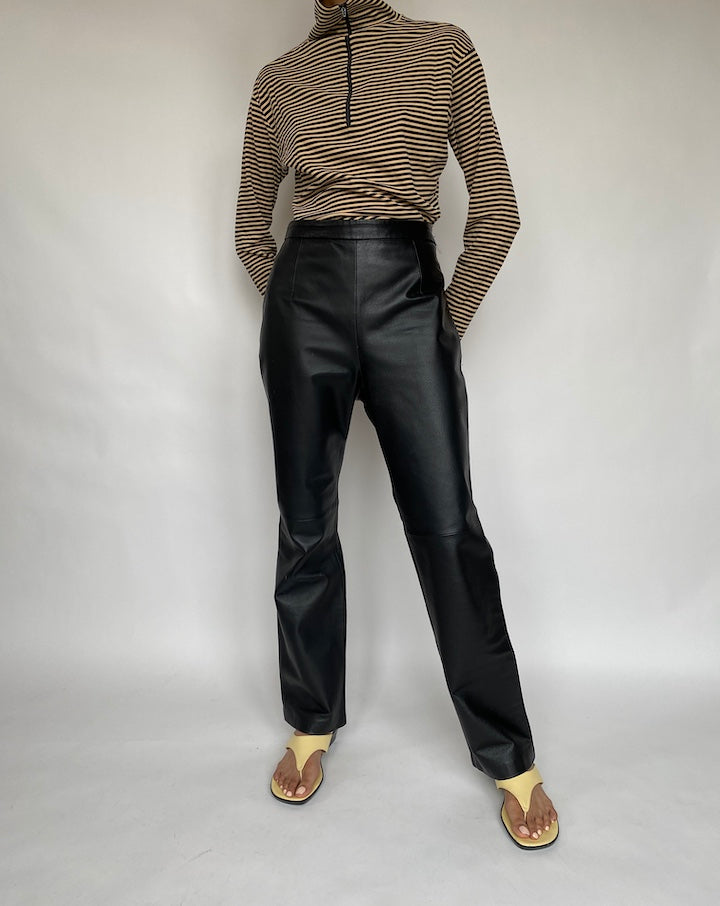 VINTAGE STRIPED TURTLENECK 655-2