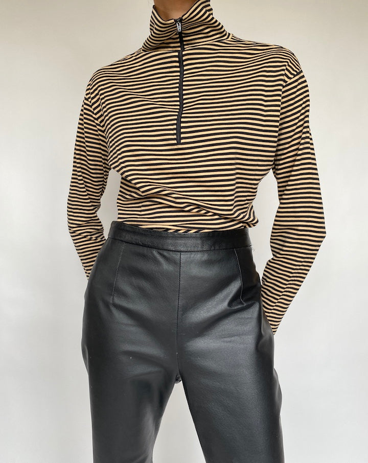 VINTAGE STRIPED TURTLENECK 655