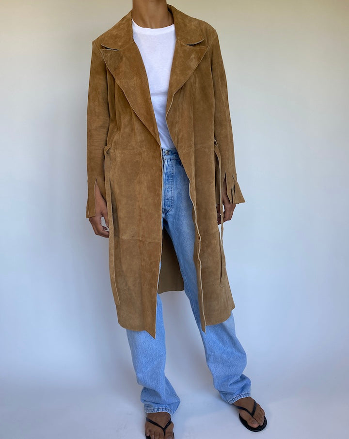 VINTAGE SUEDE COAT 980-5