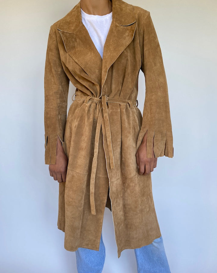 VINTAGE SUEDE COAT 980