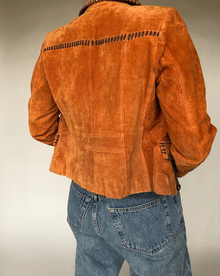 VINTAGE SUEDE JACKET 168-2