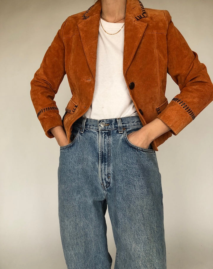 VINTAGE SUEDE JACKET 168