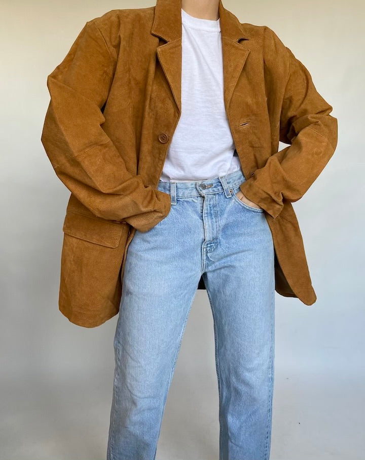 VINTAGE SUEDE LEATHER JACKET 032