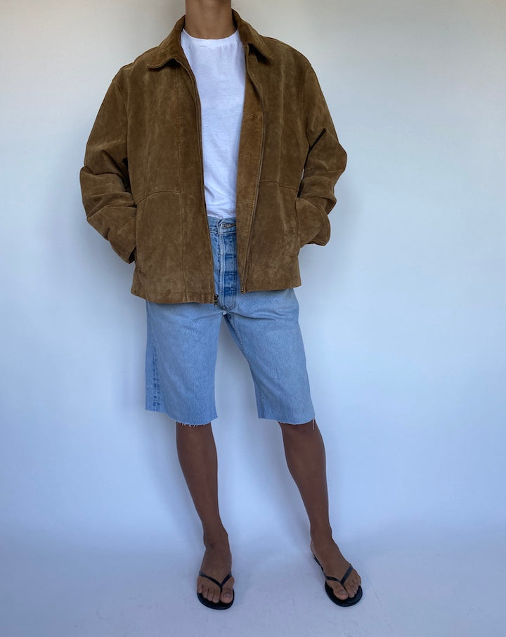 VINTAGE SUEDE LEATHER JACKET