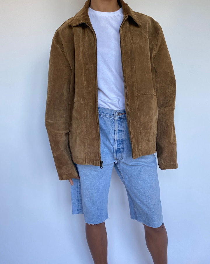 VINTAGE SUEDE LEATHER JACKET