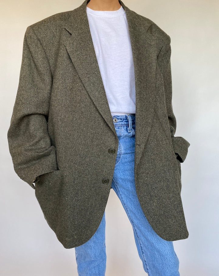 VINTAGE TWEED BLAZER 598-4