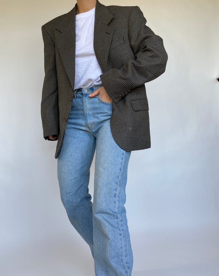 VINTAGE OVERSIZED TWEEDBLAZER 422