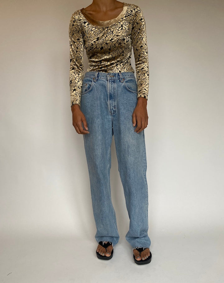 VINTAGE VELVET TOP 254-4