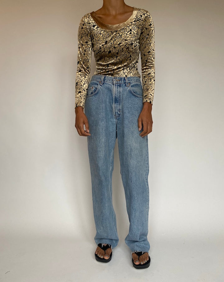 VINTAGE VELVET TOP 254