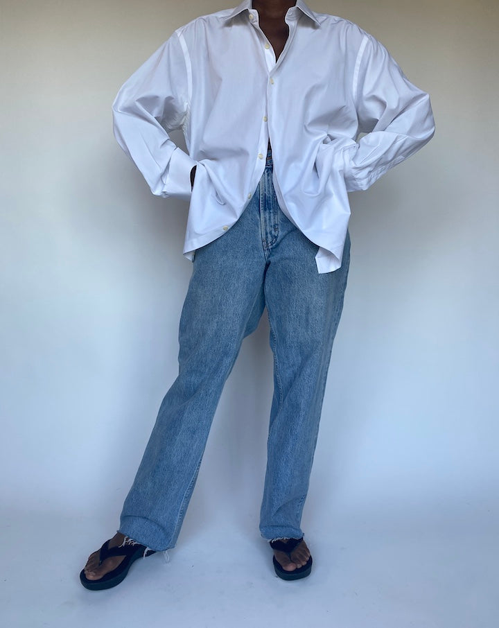 VINTAGE WHITE COTTON SHIRT 1310