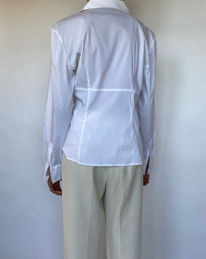 VINTAGE WHITE SHIRT 577-2