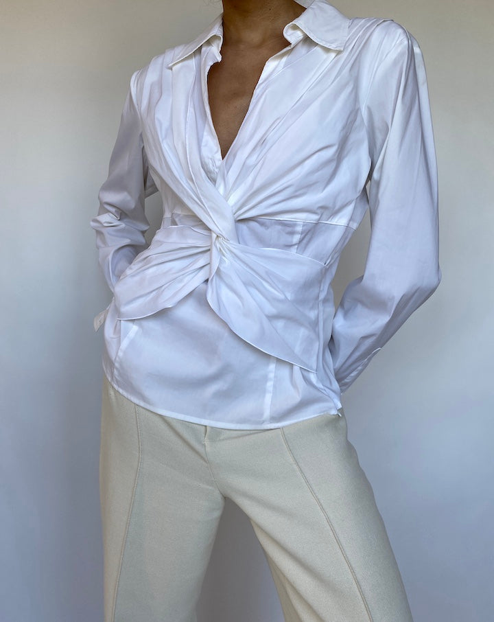 VINTAGE WHITE SHIRT 577-5