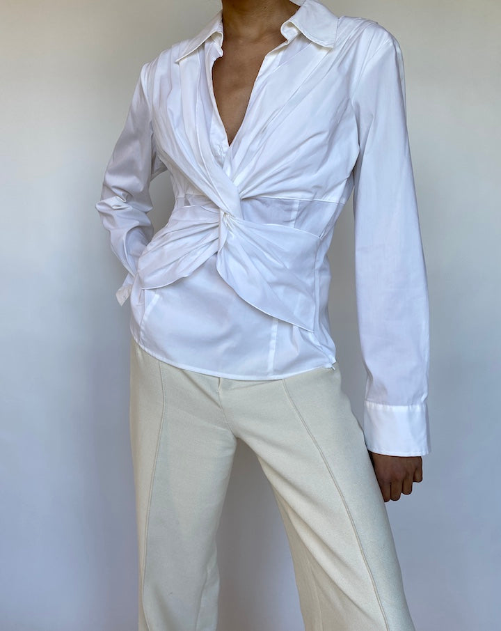 VINTAGE WHITE SHIRT 577-6