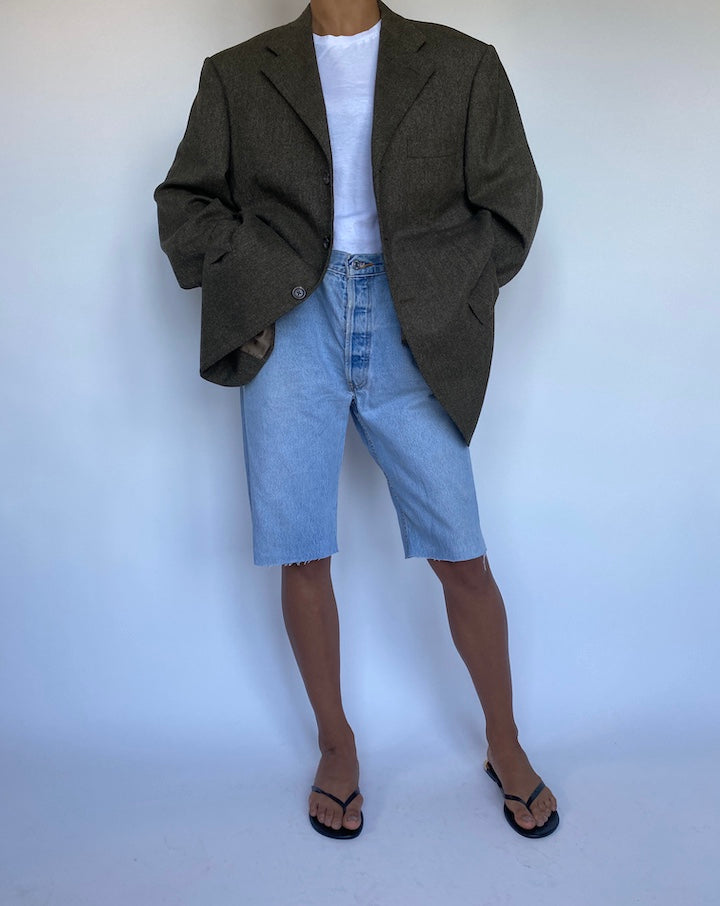 VINTAGE WOOL BLAZER 908